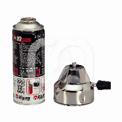 BRÛLEUR À GAZ - LE BRÛLEUR AVEC 1 RECHARGE DE GAZ