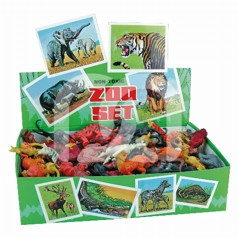 SET D'ANIMAUX DU ZOO (100)