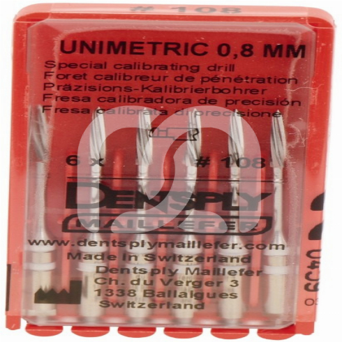 UNIMETRIC DRILLS - 6 STUKS