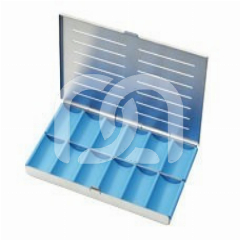 CASSETTE À 12 COMPARTIMENTS - 21X12CM