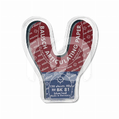 PAPIER À ARTICULÉ - BK81- BLEU/ROUGE