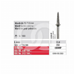MANDREL VOOR CILINDERS N°4004  (6) MANDREL VOOR CILINDERS N°4004  (6)
