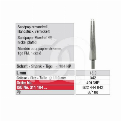 MANDREL VOOR SCHUURPAPIER (6) MANDREL VOOR SCHUURPAPIER (6)