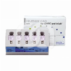 IPS E.MAX CAD - LE LOT DE 5 BLOCS POUR LES INLAYS I12 HT