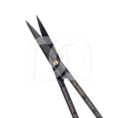 SCHAAR - IRIS BLACK LINE - GEBOGEN - 11,5 CM SCHAAR - IRIS BLACK LINE - GEBOGEN - 11,5 CM