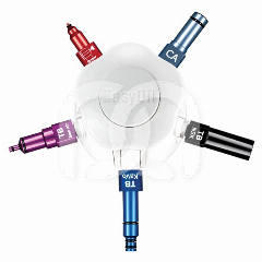 EASYOIL - CAPUCHON MET 1 HOEKSTUK TIPS/PAM ET 1 HOOFDTIP