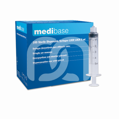 SERINGUES PLASTIQUES STÉRILES (100X5ML)