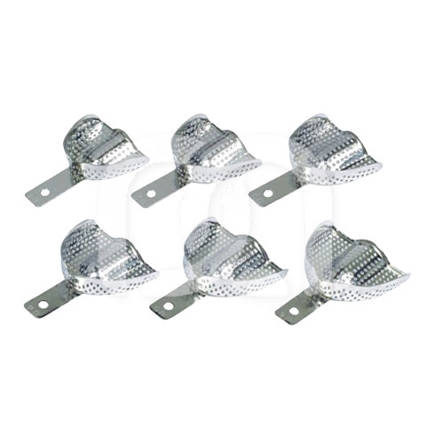 ASSORTIMENT GEPERFOREERDE AFDRUKLEPELS INOX (12) ASSORTIMENT GEPERFOREERDE AFDRUKLEPELS INOX (12)