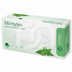 MINTYTEX LATEX POEDERVRIJE HANDSCHOENEN (100)