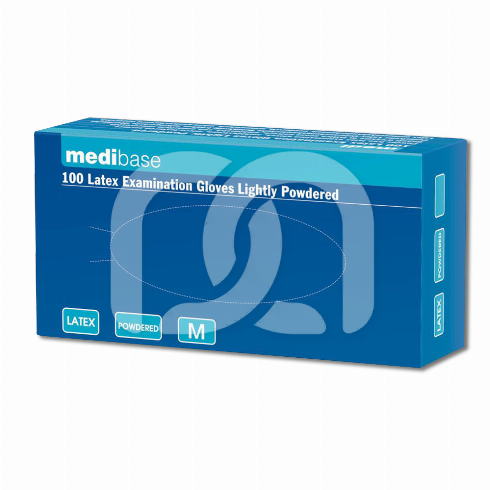 GANTS D'EXAMEN EN LATEX POUDRÉS (100)