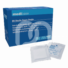 STERIELE GAASKOMPRESSEN (7,5 X 7,5 CM) (80)