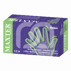 GANTS LATEX POUDRÉS MAXTER (100)