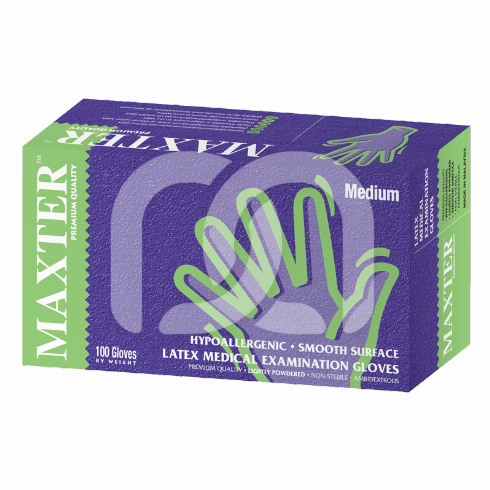 GANTS LATEX POUDRÉS MAXTER (100)