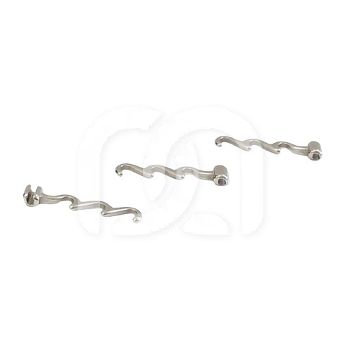 RECHTE KRIMPHAAK SPIRAALHAAK (8,7 MM) (10) RECHTE KRIMPHAAK SPIRAALHAAK (8,7 MM) (10)
