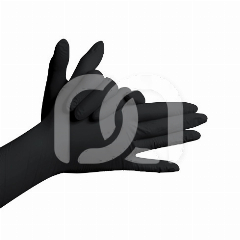 GANTS NITRILE NOIR (100) GANTS NITRILE NOIR (100)