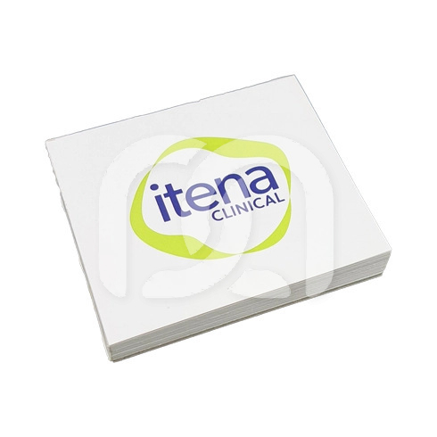 BLOCS FEUILLES EN PAPIER PLASTIFIÉS 8X7CM (100)