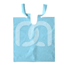 BAVOIRS PLASTIFIE EN BLEU (80) (50X57CM) BAVOIRS PLASTIFIE EN BLEU (80) (50X57CM)