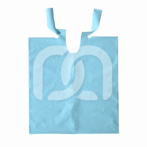 TABLIERS PLASTIFIÉS EN BLEU (80) (50X57CM)