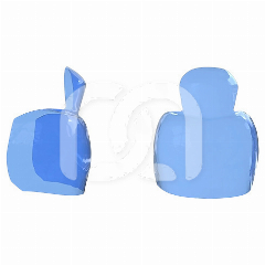 BIOFIT BLAUW TRANSPARANT (25) BIOFIT BLAUW TRANSPARANT (25)