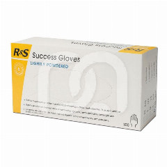 LICHT GEPOEDERDE LATEX HANDSCHOENEN - SUCCESS GLOVES (100)