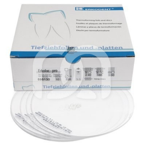 ERKOLOC-PRO - DOOS VAN 10 ONDERLEGPLATEN OM TE THERMOVORMEN