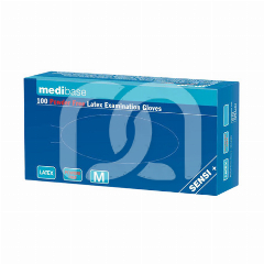 POEDERVRIJE LATEX HANDSCHOENEN - SENSI+ (100)