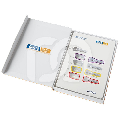 COFFRET DE 20 TENONS EN FIBRE DE VERRE TRANSLUCIDES