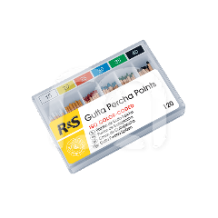 GUTTAPERCHAPUNTEN ISO-GEKLEURD (120)