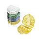 BOITES D'ORTHODONTIE GLITTER (10) : COULEUR PRINCIPALE:COULEURS ASSORTIES