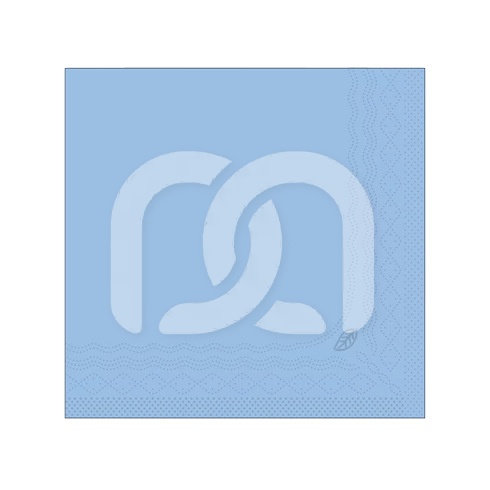 SERVETTEN 33X33 BLEUES 3 PLIS (150)