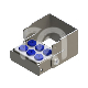 PLUG'IN PERFO : ACCROCHE:FG/CA, COULEUR PRINCIPALE:BLEU