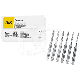 FORETS POUR SCREW-POSTS 28MM (3) : DIAM&Egrave;TRE:1,05 MM, N&deg;:N&deg;2, LONGUEUR:34 MM