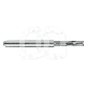 FRAISES CARBURE DE TUNGSTÈNE CYLINDRIQUE BOUT PLAT SURTAILLÉ N°556 (5) : LONGUEUR TOTALE:19 MM, ISO:ISO 010, LONGUEUR T&Ecirc;TE:4,50 MM