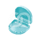 BOITES D'ORTHODONTIE AVEC TROUS (10) : COULEUR PRINCIPALE:TURQUOISE