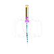 GO-TAPER BLUE STERILE : ROTATION:CONTINUE, CONICIT&Eacute;:2%, ISO:ISO 018, INSTRUMENT:A1, LONGUEUR:21.0000 MILLIMETRE