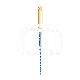 GO-TAPER BLUE STERILE : ISO:ISO 020, ROTATION:ALTERN&Eacute;E, CONICIT&Eacute;:4%, INSTRUMENT:A2, LONGUEUR:21.0000 MILLIMETRE