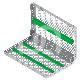 CASSETTE GALAXY SLIDE (28X18) : COULEUR PRINCIPALE:VERT