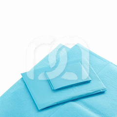 DRAPS STERILES 37X45 CM BLEU HYGI(75)