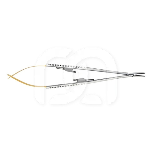 Porte-aiguilles Castroviejo Droit Carbure de Tungstène 14 cm (1)