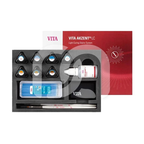 Kit de Maquillants Photopolymérisables Akzent LC Standard (6 Teintes)