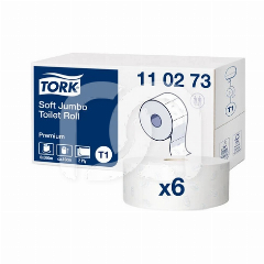 Papier Toilette Jumbo Système T1 2 Plis (6 Rouleaux)