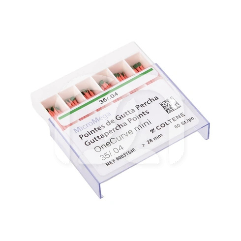 Pointes de Gutta-Percha One Curve Mini N°25 4% (60)