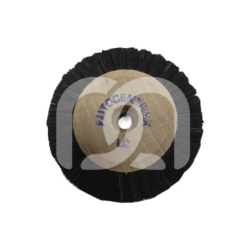 Brosse Soie Noire Centre Bois 4 Rangs Ø80mm (1)