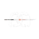 Pinceau Kolinsky Evo Poils Bioniques pour Céramique (2) : COULEUR PRINCIPALE:BLANC, N&deg;:N&deg;T6