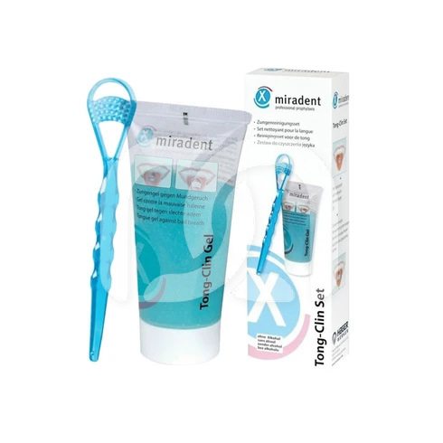 Kit Nettoyage Langue Tong-Clin (Gratte-langue + Gel 50ml)