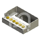 Porte-Fraises Plug'In 6 Perforations H40 (1) : COULEUR PRINCIPALE:JAUNE, ACCROCHE:FG/CA
