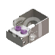 Porte-Fraises Plug'In 2 Perforations (1) : ACCROCHE:FG/CA, COULEUR PRINCIPALE:MAUVE