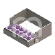 Porte-fraises Plug In 12 Perforations H40 (1) : ACCROCHE:FG/CA, COULEUR PRINCIPALE:MAUVE