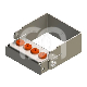 Porte-Fraises Plug'In 4 Perforations (1) : ACCROCHE:FG/CA, COULEUR PRINCIPALE:ORANGE