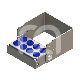 Porte-fraises Plug'In 8 Perforations FG/CA (1) : COULEUR PRINCIPALE:BLEU